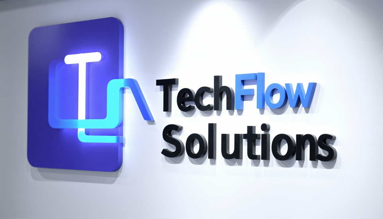 TechFlow Solutions logo